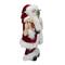 16" Traditional Standing Santa Claus with Teddy Bear & Gift Bag